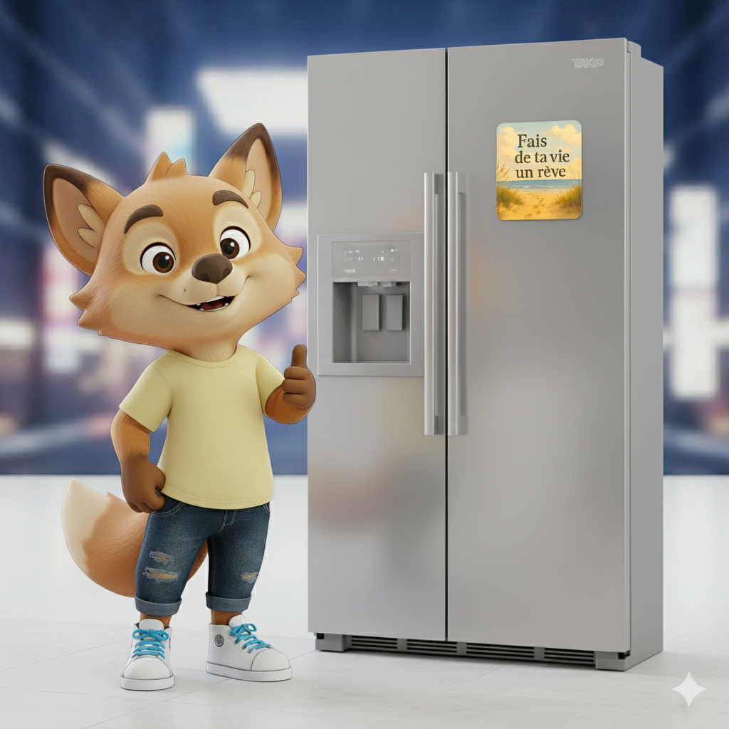 Magnet personnalisé avec photo, souvenir unique et pratique pour frigo ou tableau