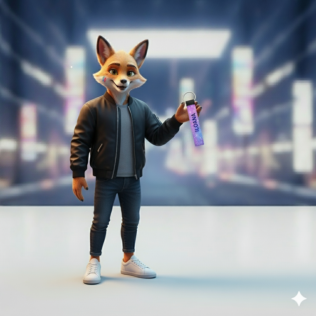 Porte-clé original avec prénom, accessoire personnalisé et cadeau pratique pour un souvenir unique.