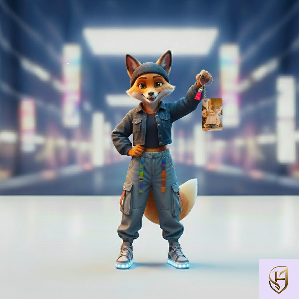 Porte-clé personnalisé avec prénom, accessoire pratique et cadeau unique pour toutes les occasions.