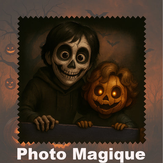 Chiffon microfibre Halloween personnalisé avec prénom, parfait pour nettoyer les lunettes tout en ajoutant une touche festive et originale.