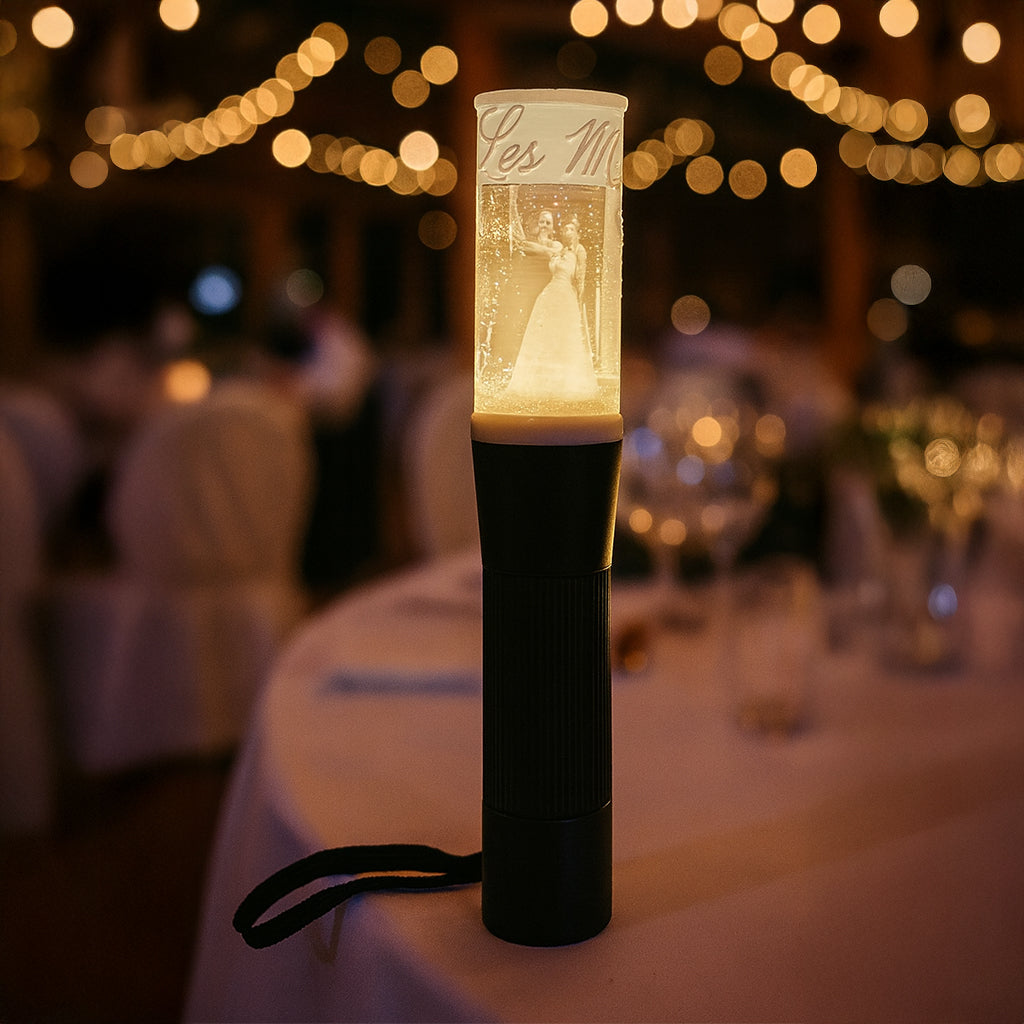 Flamme Hinels – Lampe 3D lumineuse personnalisée à piles