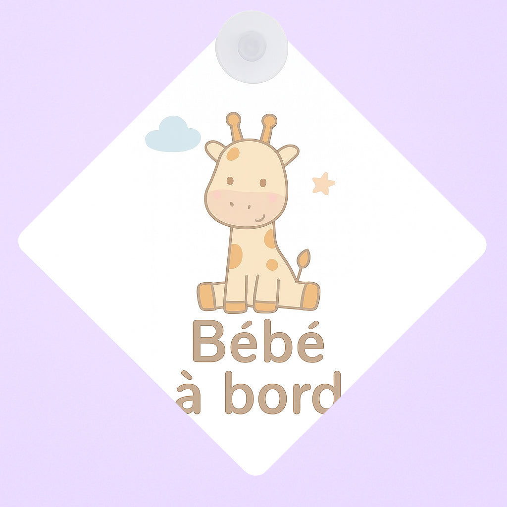 Panneau ventouse décoratif sublimé, personnalisable avec photo, prénom ou message