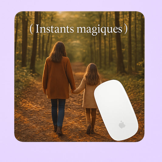 Tapis de souris sublimation personnalisée, parfait comme cadeau utile et original.